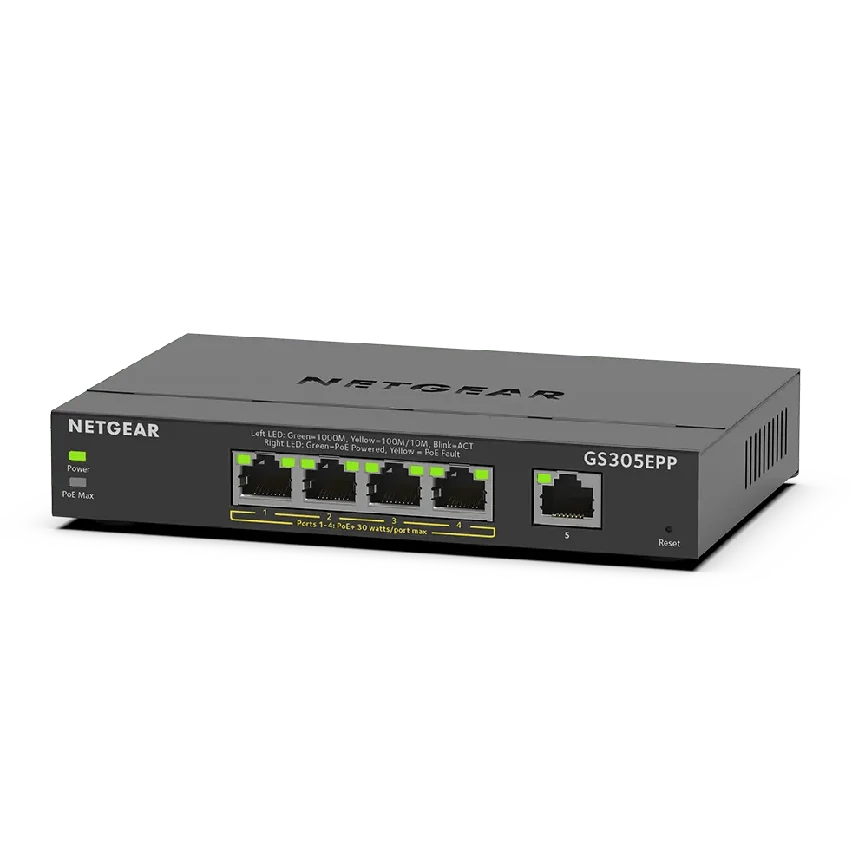 NETGEAR GS305EPP — GS305EPP-100NAS — product illustration