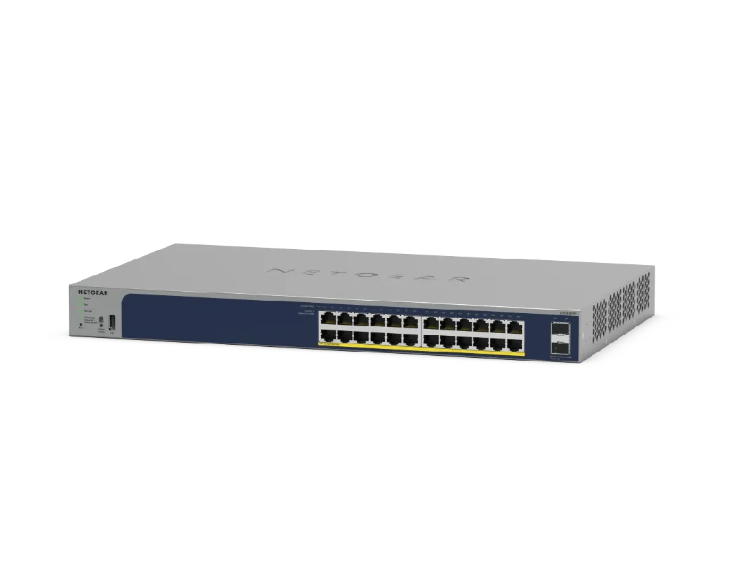 NETGEAR GS724TPPv3 — GS724TPP-300NAS — product illustration