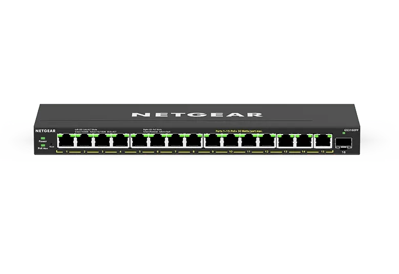 NETGEAR GS316EPP — GS316EPP-100NAS — product illustration