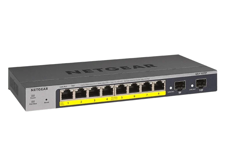 NETGEAR GS110TPv3 — GS110TP-300NAS — product illustration