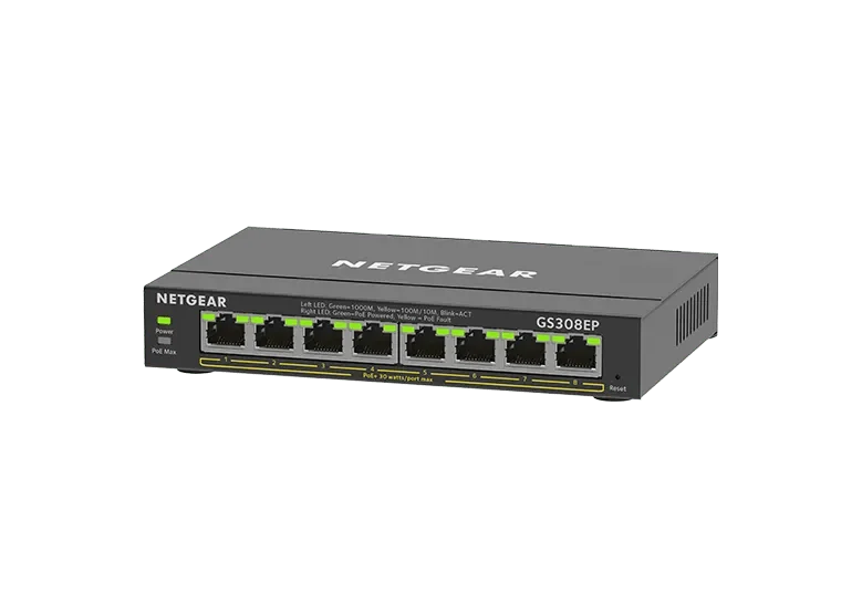 NETGEAR GS308EP — GS308EP-100NAS — product illustration