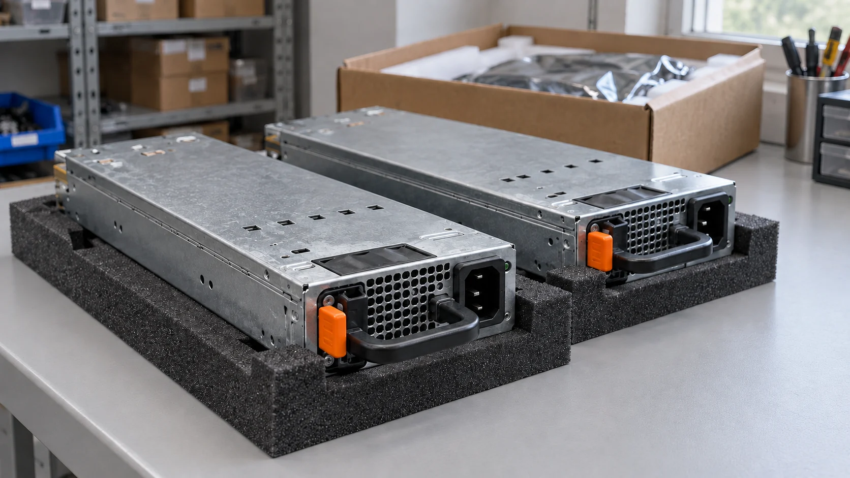 Power & connectivity — illustrative component photograph