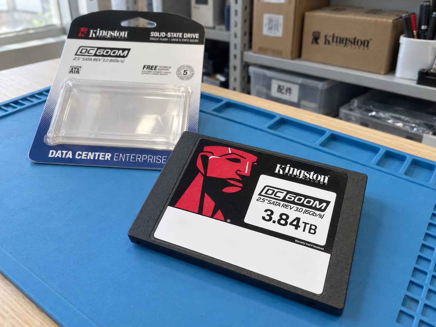 Kingston SEDC600M/3840G 3.84 TB 6Gb/s SATA Solid State Drive — Illustrative product photography