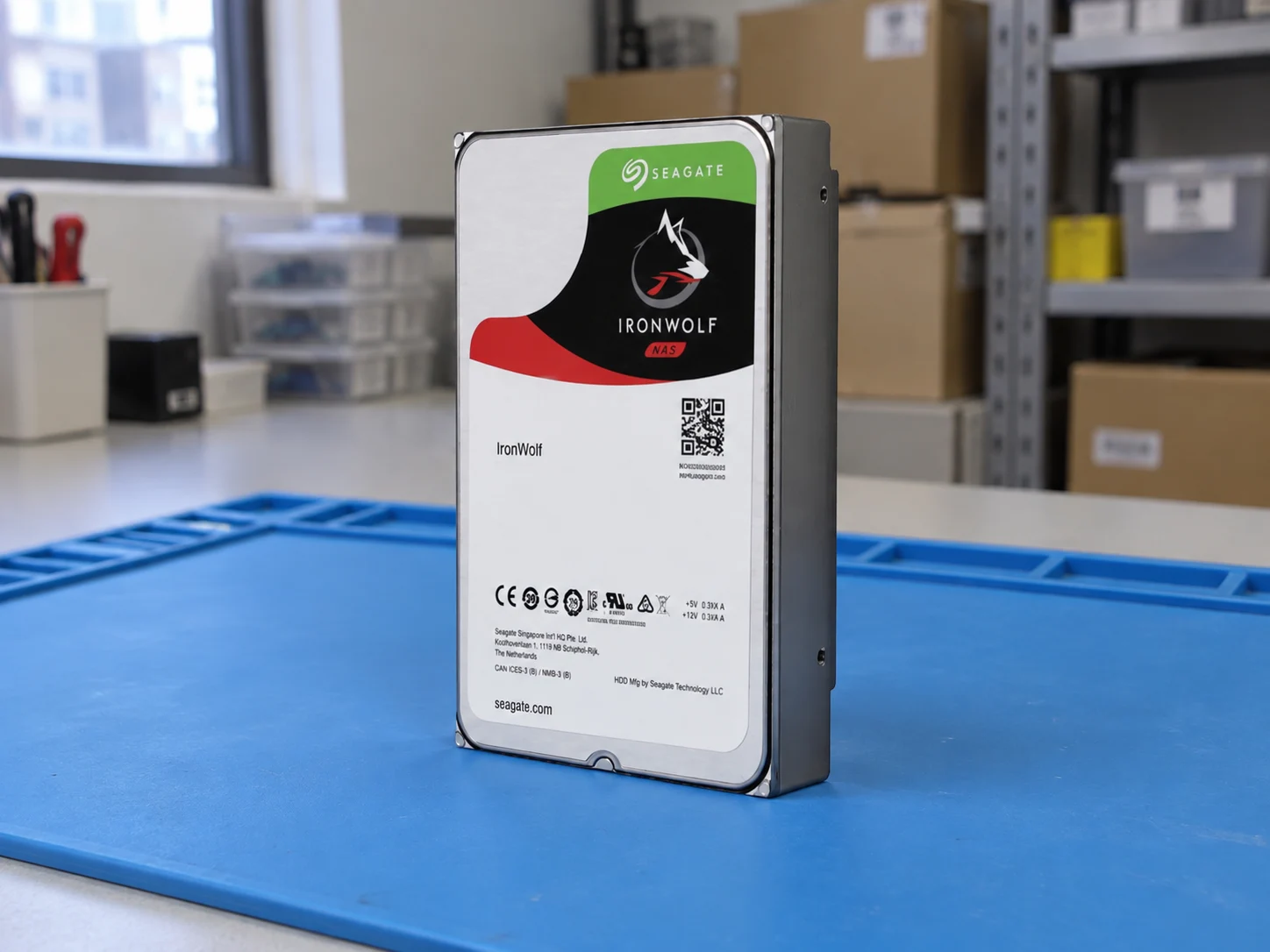 Seagate ST8000VN004 8 TB 6Gb/s SATA Hard Drive — Illustrative product photography