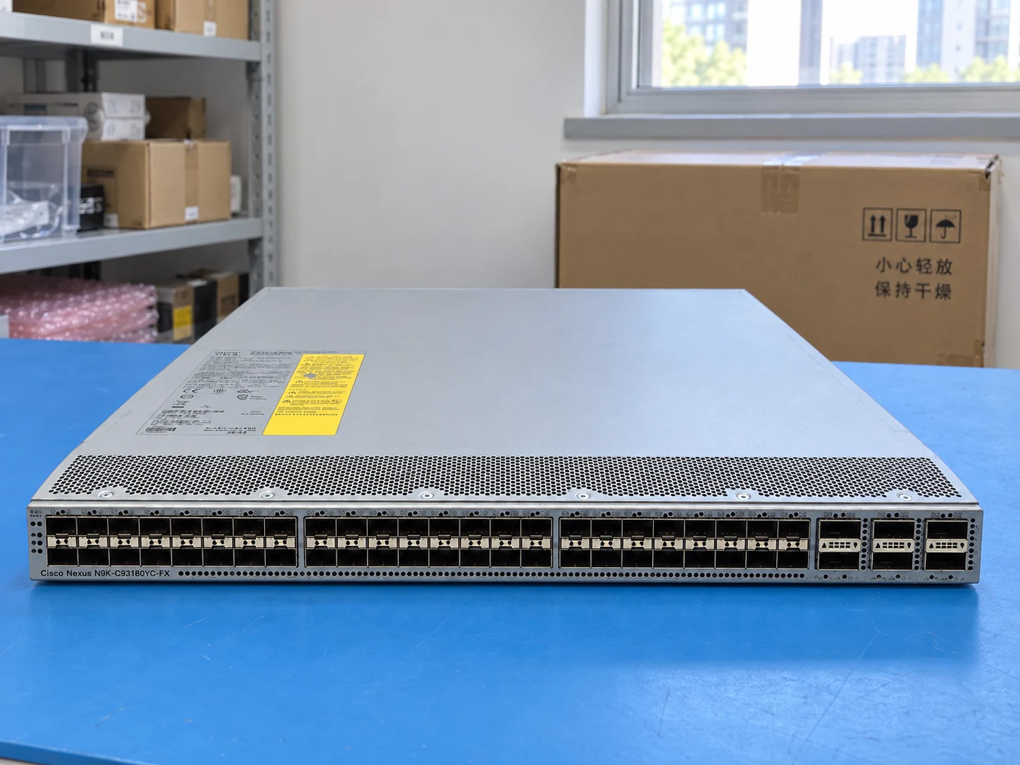 Cisco Nexus N9K-C93180YC-FX — Illustrative product photography