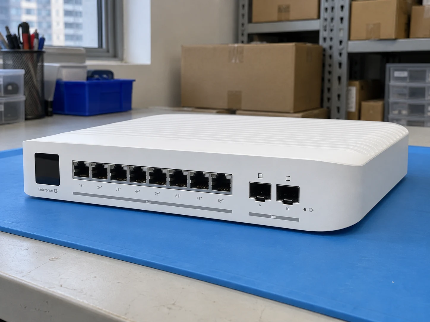 Ubiquiti USW-Enterprise-8-PoE Enterprise 8 PoE (Vintage) — Illustrative product photography