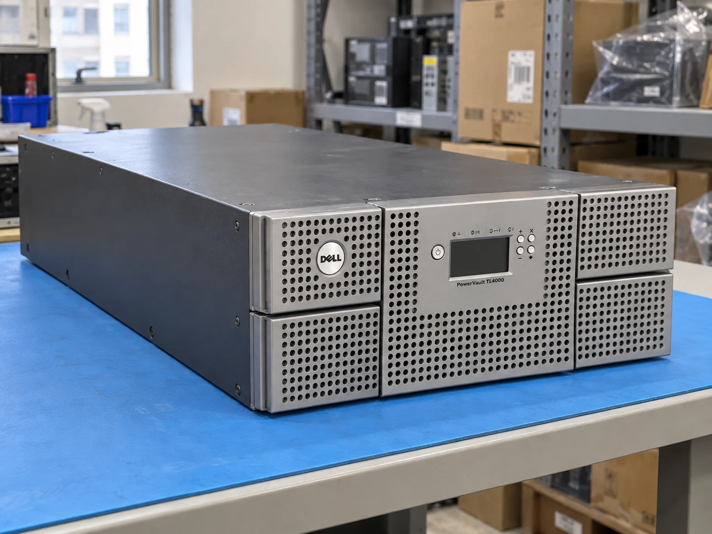 Dell EMC PowerVault TL4000 Tape Library — Illustrative product photography