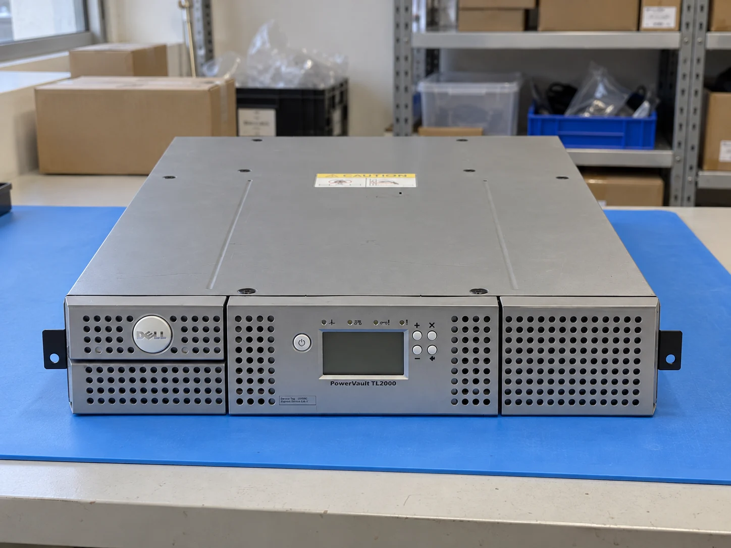 Dell EMC PowerVault TL2000 Tape Library — Illustrative product photography