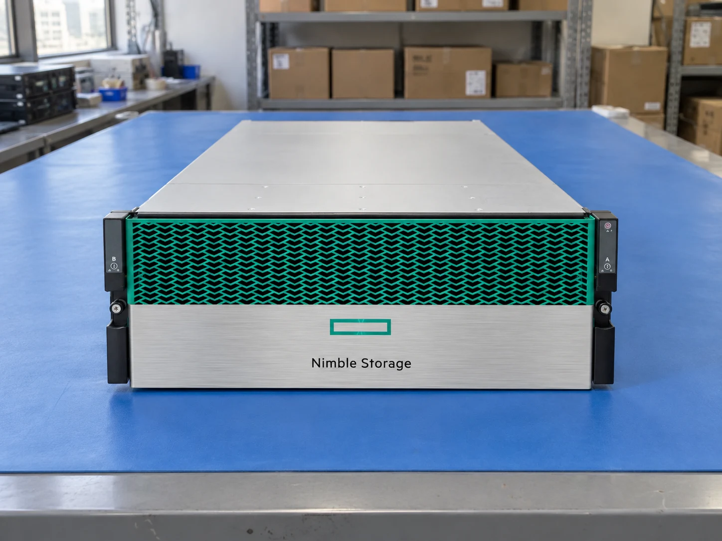 HPE Nimble AF80 — Illustrative product photography
