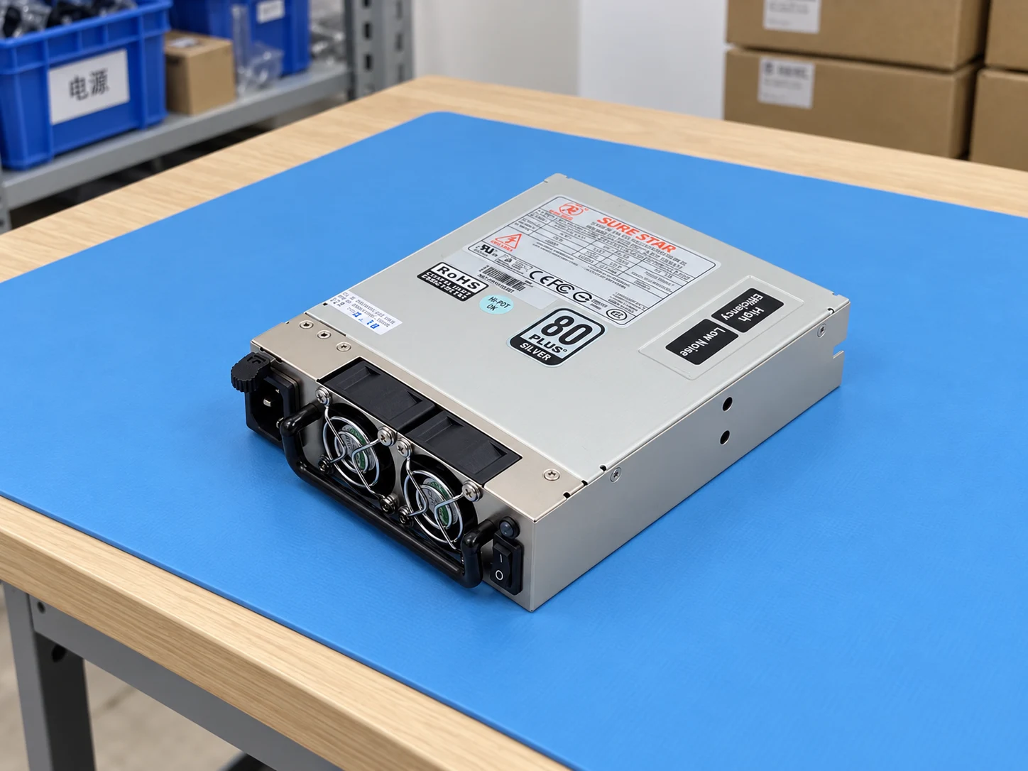 Synology PSU 500W-RP Module_1 NAS Power Supply — Illustrative product photography