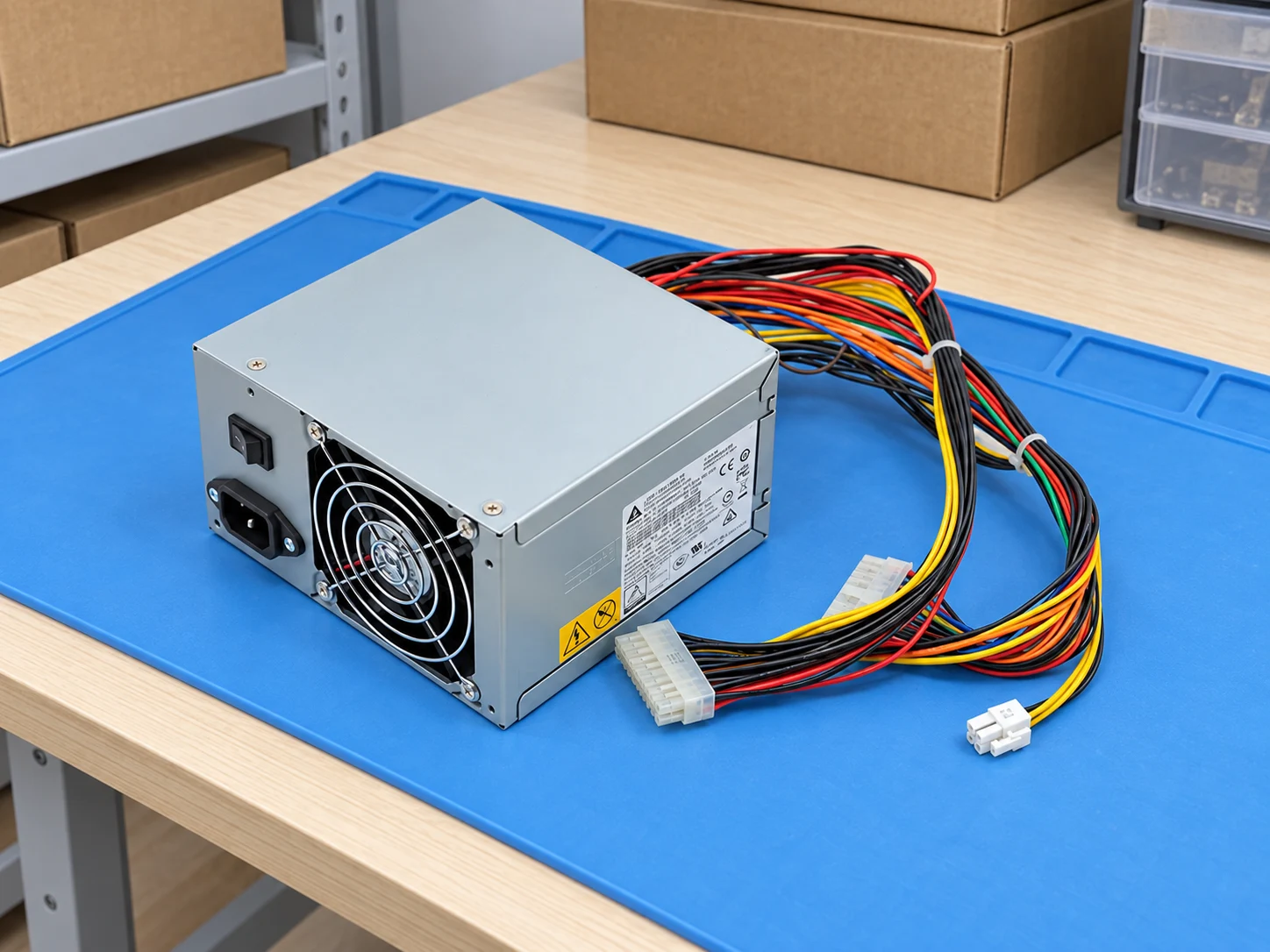 Synology PSU 500W_4 NAS Power Supply — Illustrative product photography