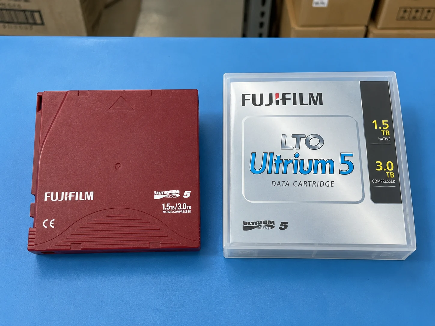 FUJIFILM 16008030 LTO-5 Rewritable Tape Cartridge — Illustrative product photography