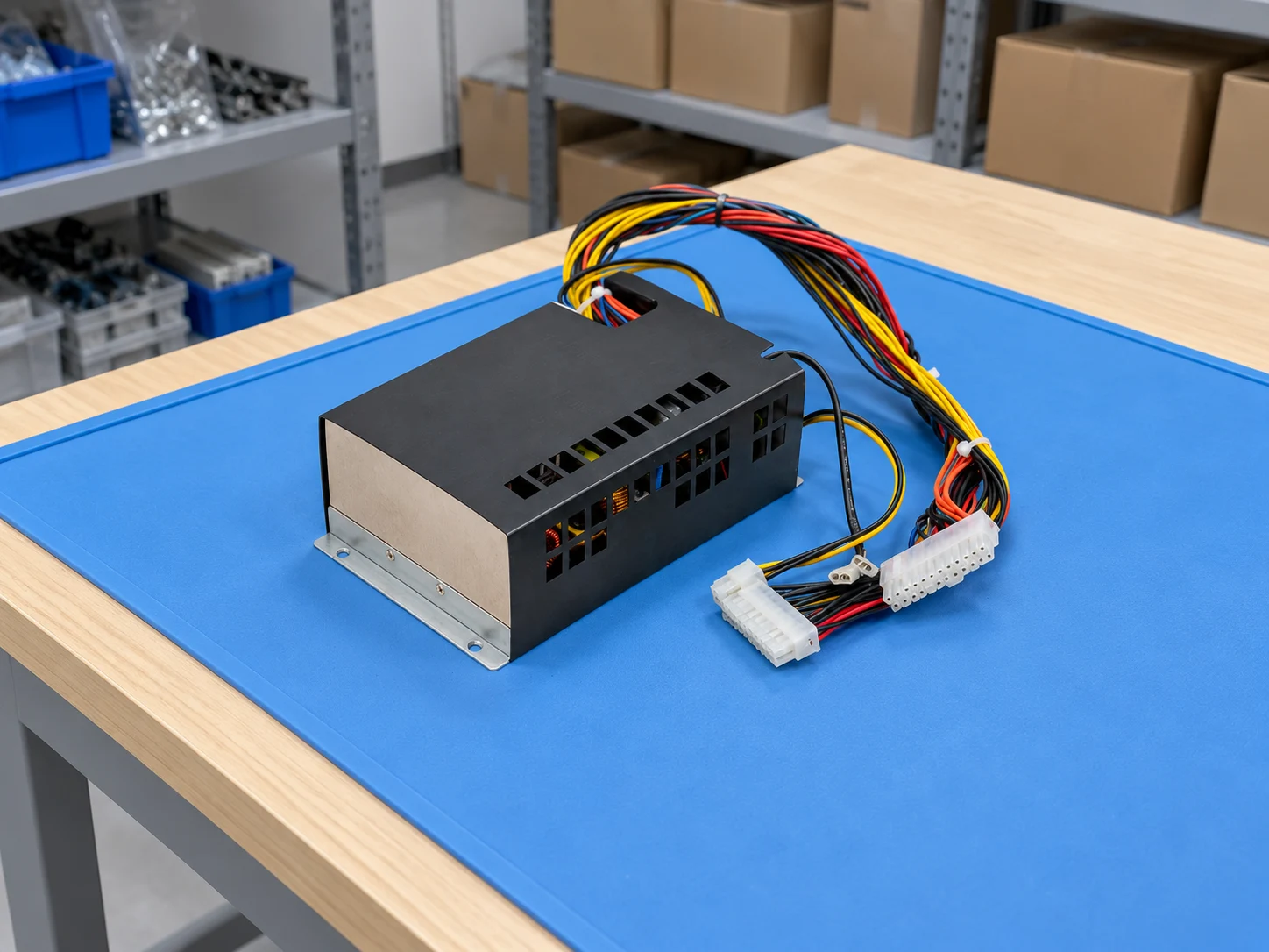 Synology PSU 500W_3 NAS Power Supply — Illustrative product photography