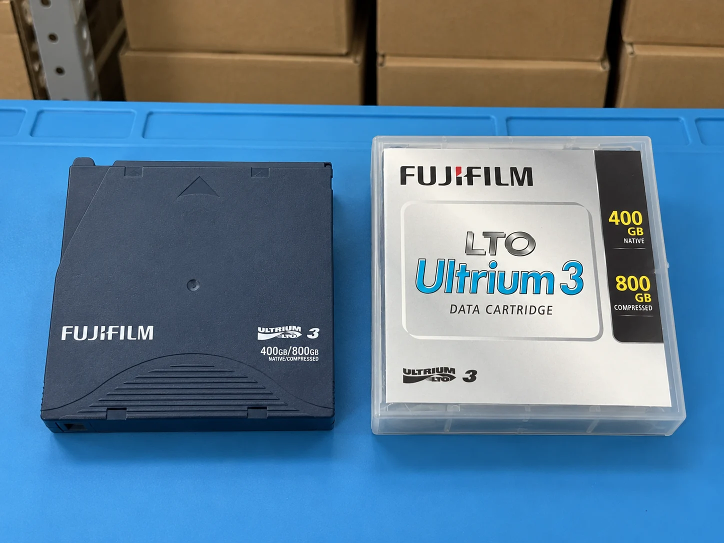 FUJIFILM 15539393 LTO-3 Rewritable Tape Cartridge — Illustrative product photography
