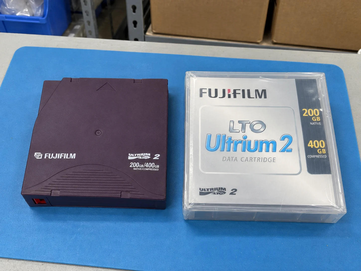 FUJIFILM 600003229 LTO-2 Rewritable Tape Cartridge — Illustrative product photography