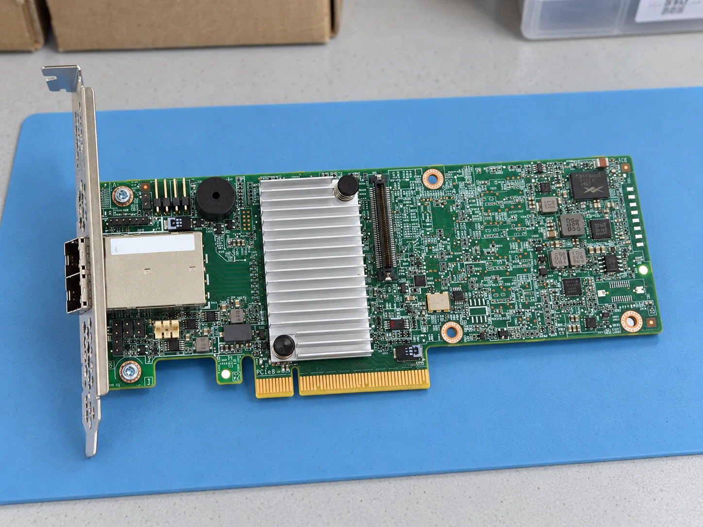Broadcom 9380-8e (LSI00438) — Illustrative product photography