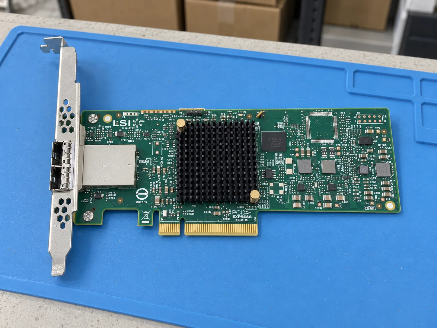 Broadcom 9300-8e (LSI00343) — Illustrative product photography