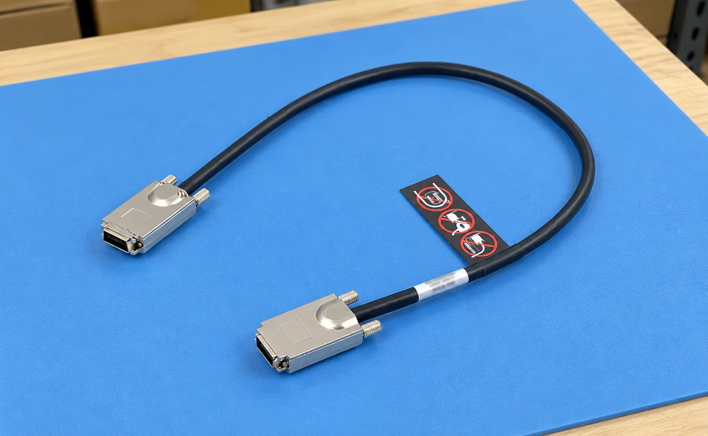 Synology Cable Infiniband NAS Cable — Illustrative product photography