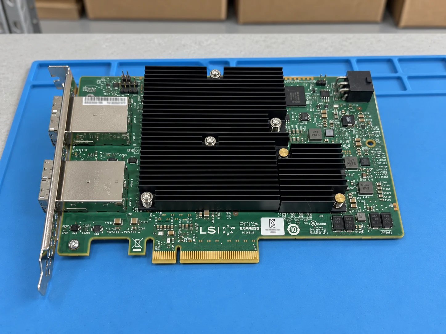 Broadcom 9300-16e (LSI00342) — Illustrative product photography
