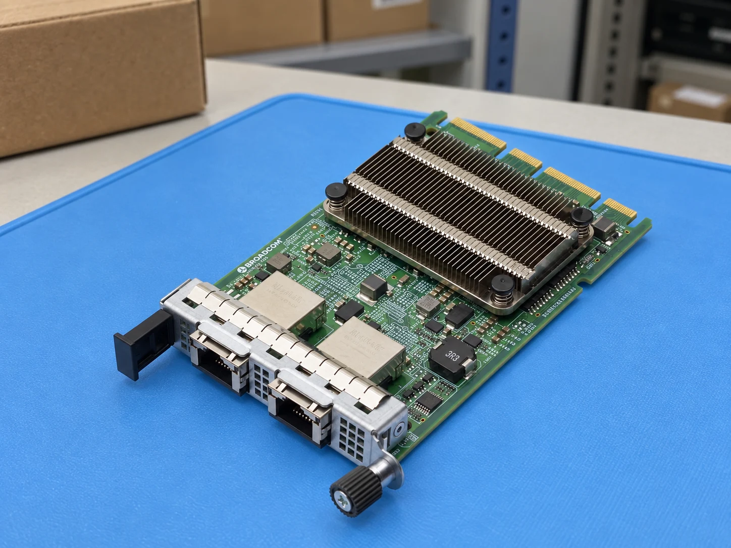 Lenovo ThinkSystem Broadcom 57416 10GBASE-T 2-port OCP Ethernet Adapter 4XC7A08236 — Illustrative product photography