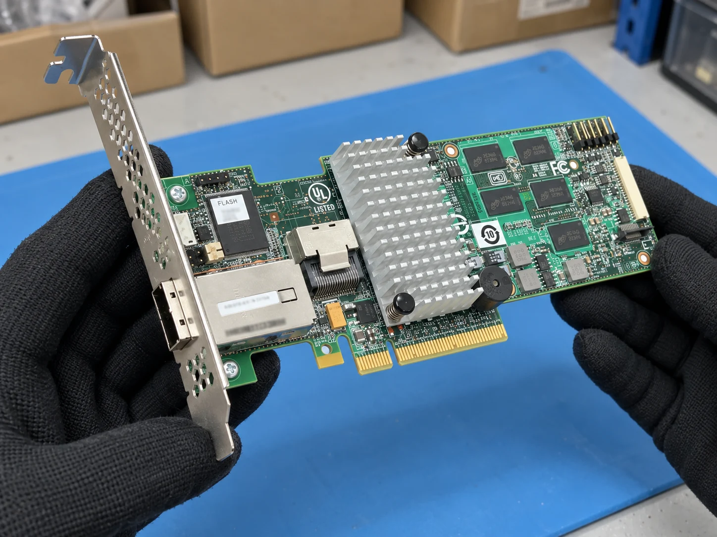 Broadcom LSI MegaRAID SAS 9280-4i4e (LSI00209) — Illustrative product photography