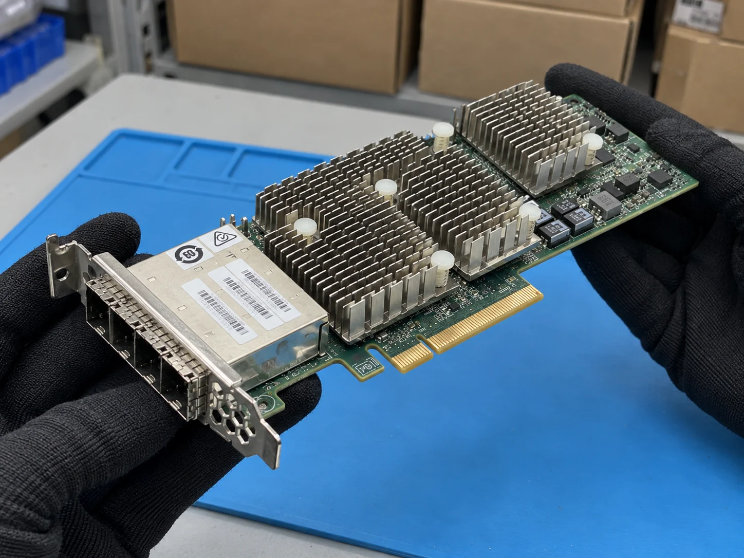 Broadcom 9206-16e (LSI00299) — Illustrative product photography