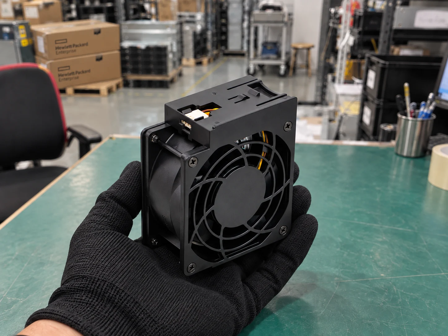 Synology FAN 80*38_3 NAS Cooling Fan — workbench view 1