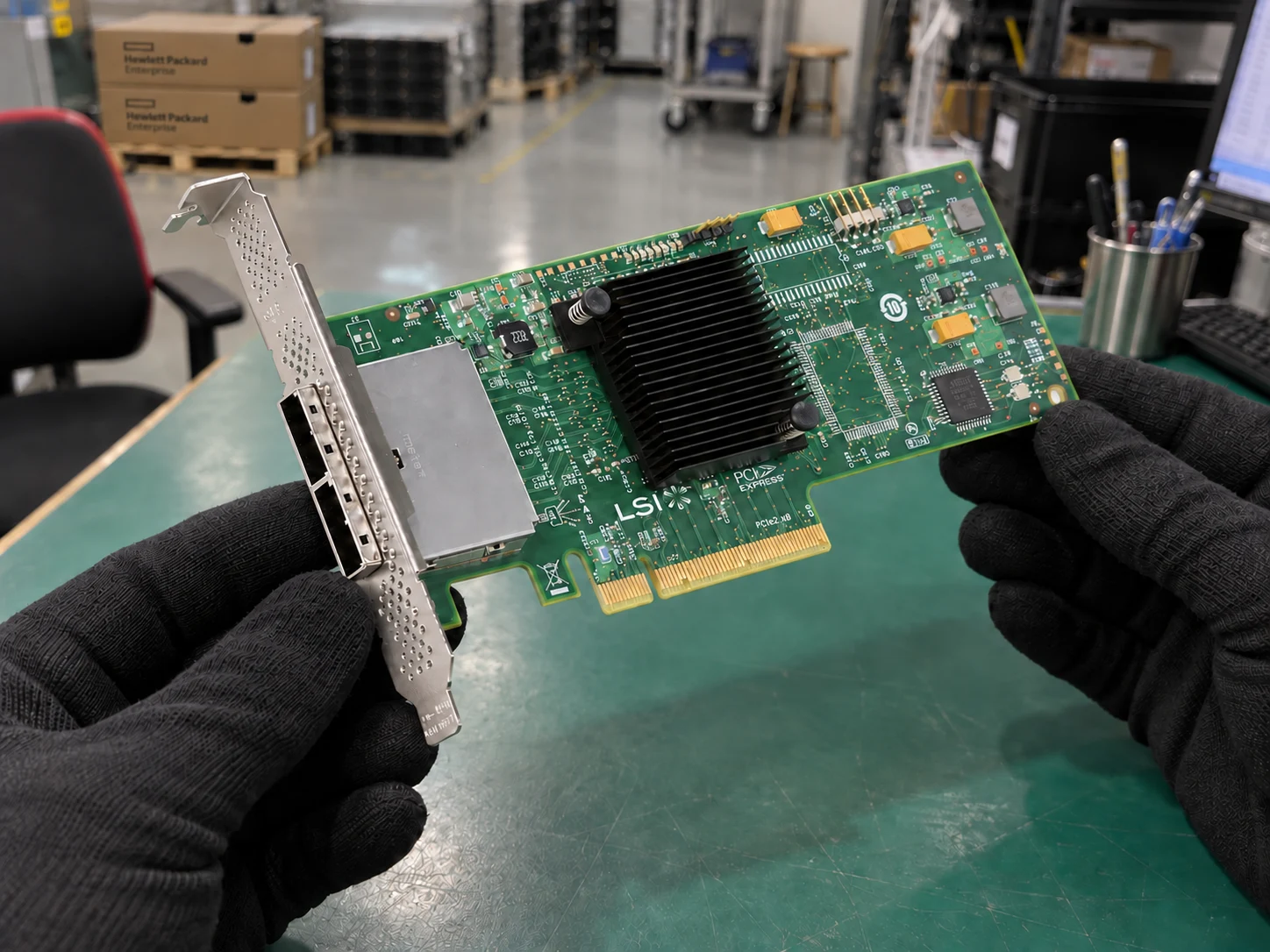 Broadcom 9200-8e (LSI00188) — Illustrative product photography
