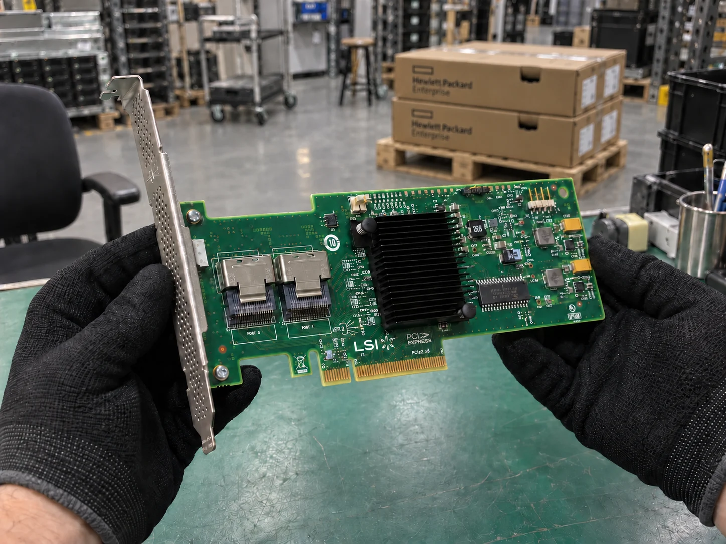 Broadcom LSI MegaRAID SAS 9240-8i (LSI00200) — Illustrative product photography