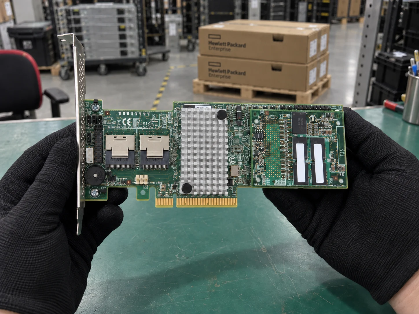 Broadcom LSI MegaRAID SAS 9270-8i (LSI00326) — Illustrative product photography