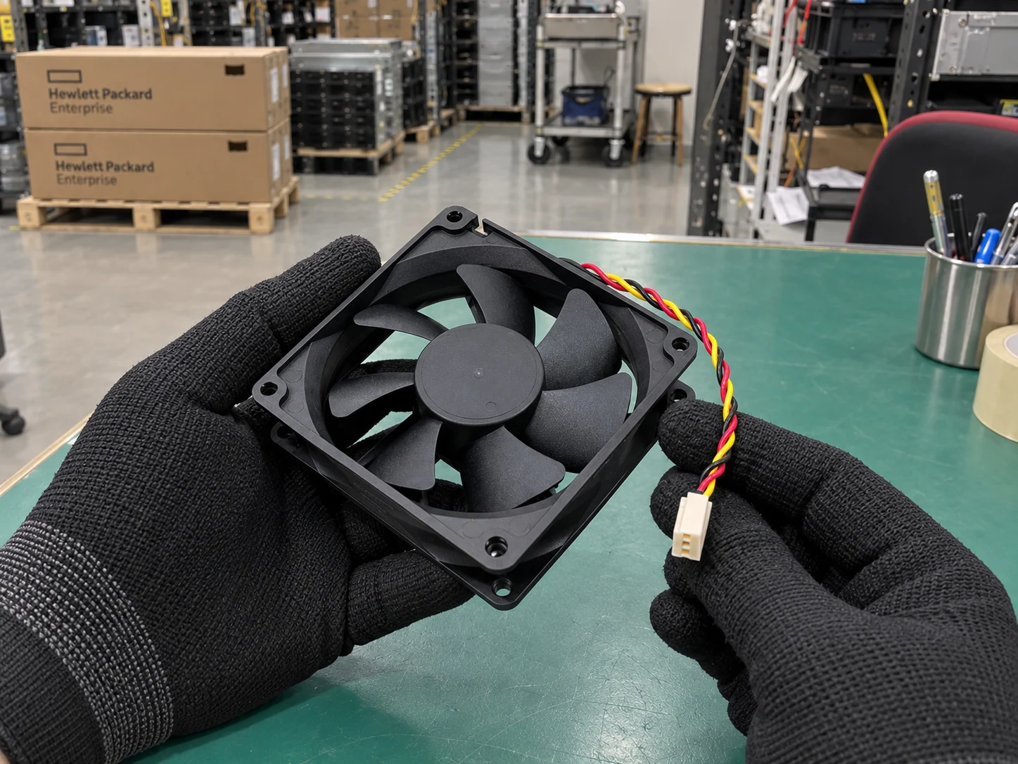 Synology FAN 80*20_6 NAS Cooling Fan — workbench view 1