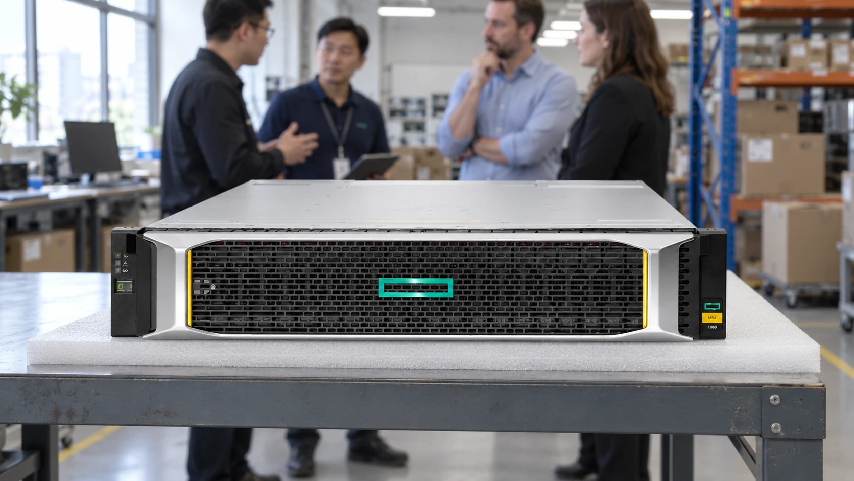 HPE MSA 1060 SFF 2x16Gb FC 2‑port Controller Storage Array (P89129-B25) — inspection setting 1