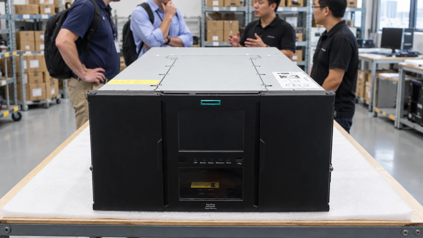 HPE StoreEver MSL6480 Scalable Base Module — QU625A — inspection setting 1
