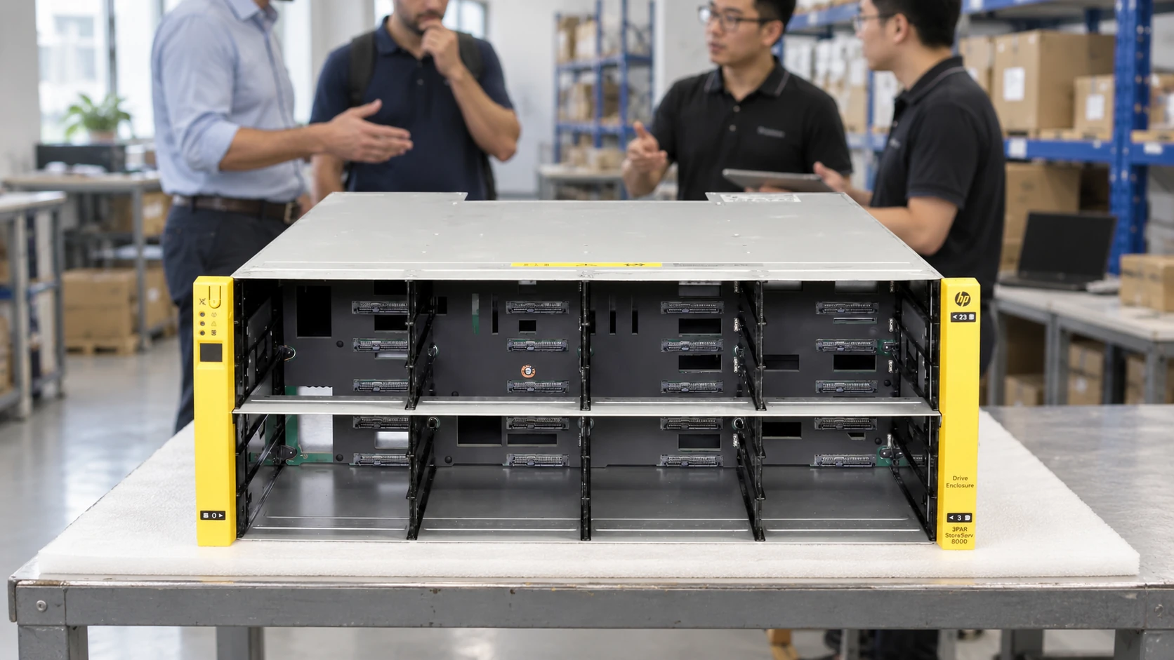 HPE 3PAR StoreServ 8000 LFF(3.5IN) Field Integrated SAS Drive Enclosure (E7Y72A) — inspection setting 1