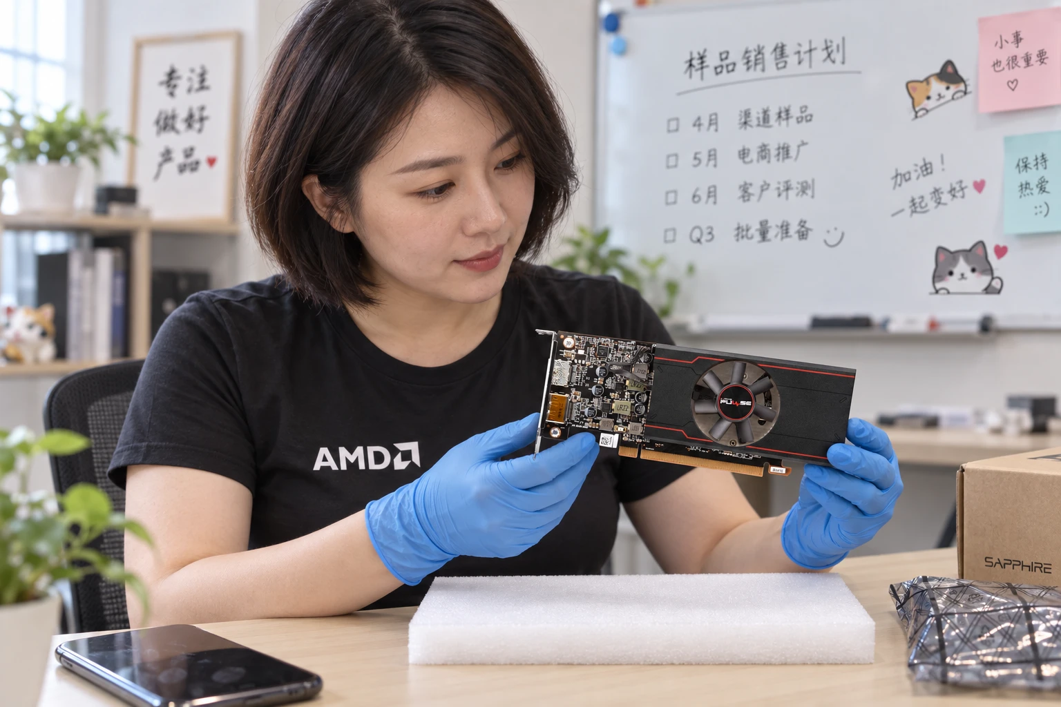 SAPPHIRE PULSE AMD Radeon RX 6400 — product illustration