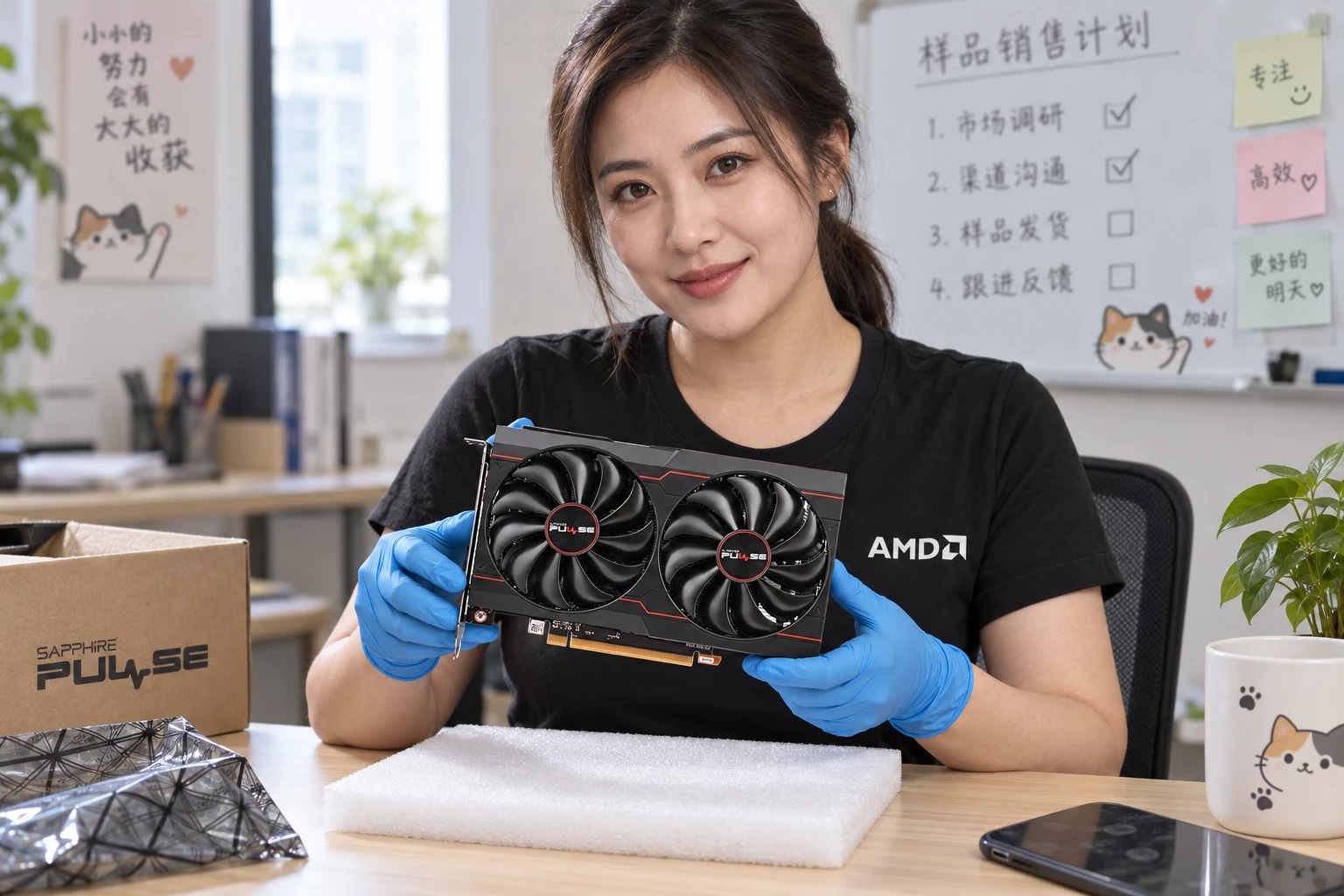 SAPPHIRE PULSE AMD Radeon RX 6500 XT — product illustration