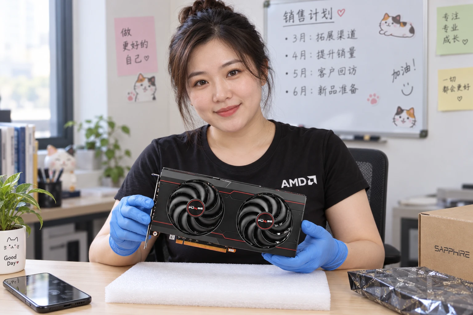 SAPPHIRE PULSE AMD Radeon RX 6650 XT — product illustration