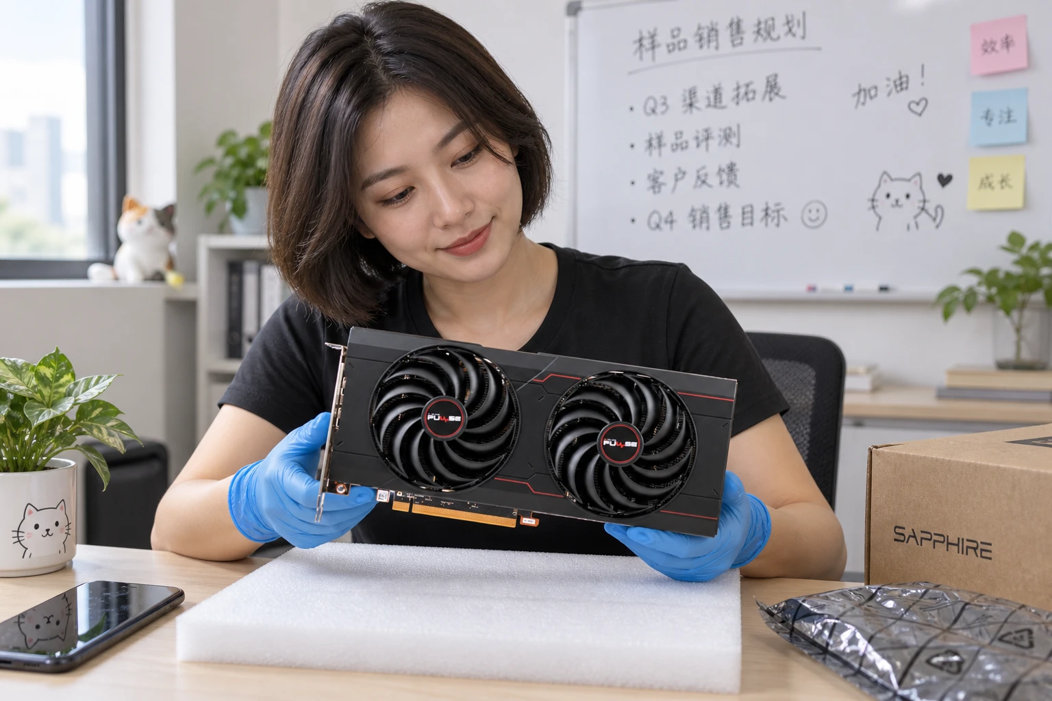 SAPPHIRE PULSE AMD Radeon RX 6700 XT — product illustration