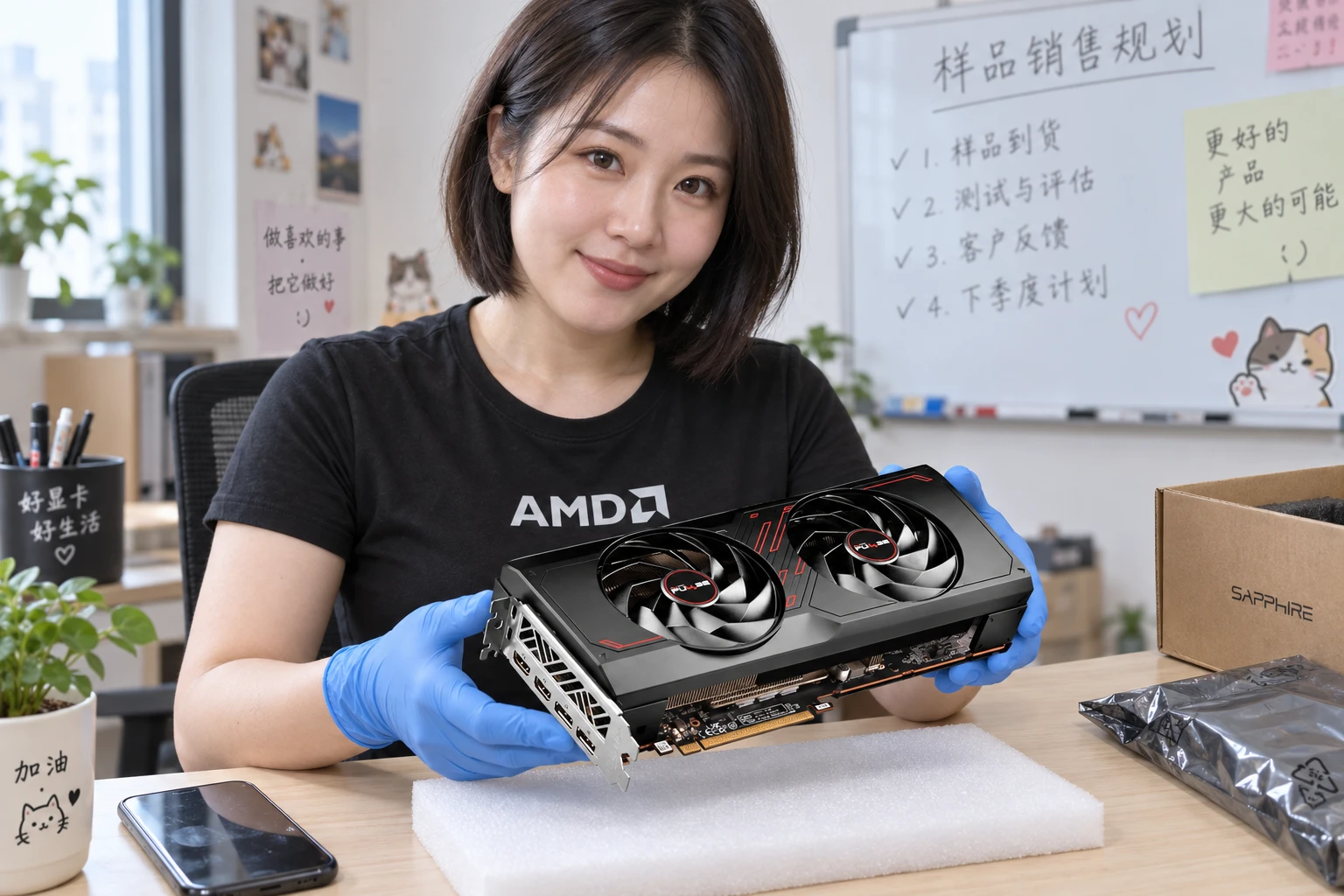 SAPPHIRE PULSE AMD Radeon RX 7700 XT 12G GDDR6 — product illustration