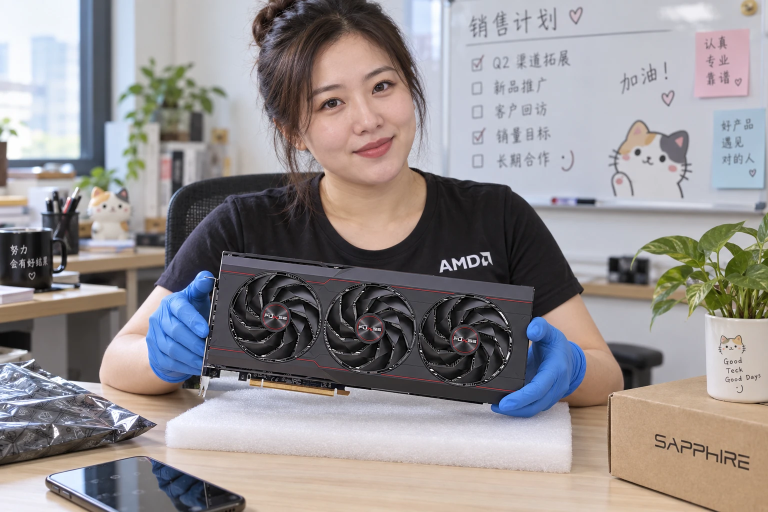 SAPPHIRE PULSE AMD Radeon RX 7900 XTX 24G GDDR6 — product illustration