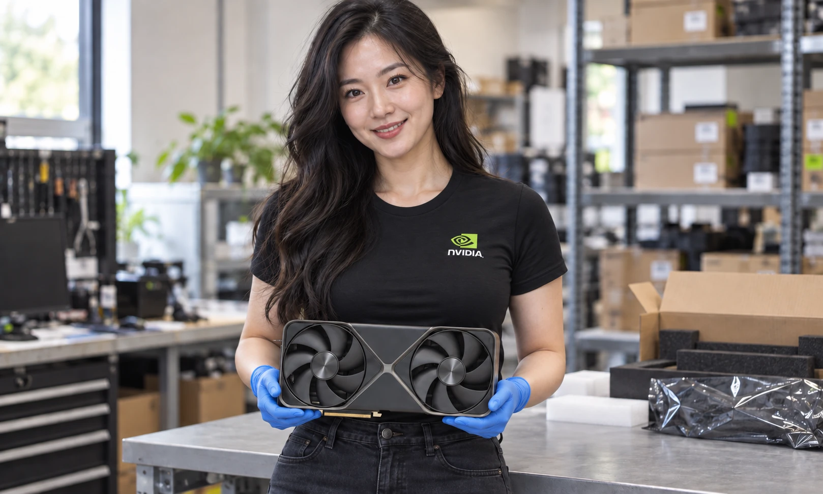 NVIDIA GeForce RTX 5090 — product illustration