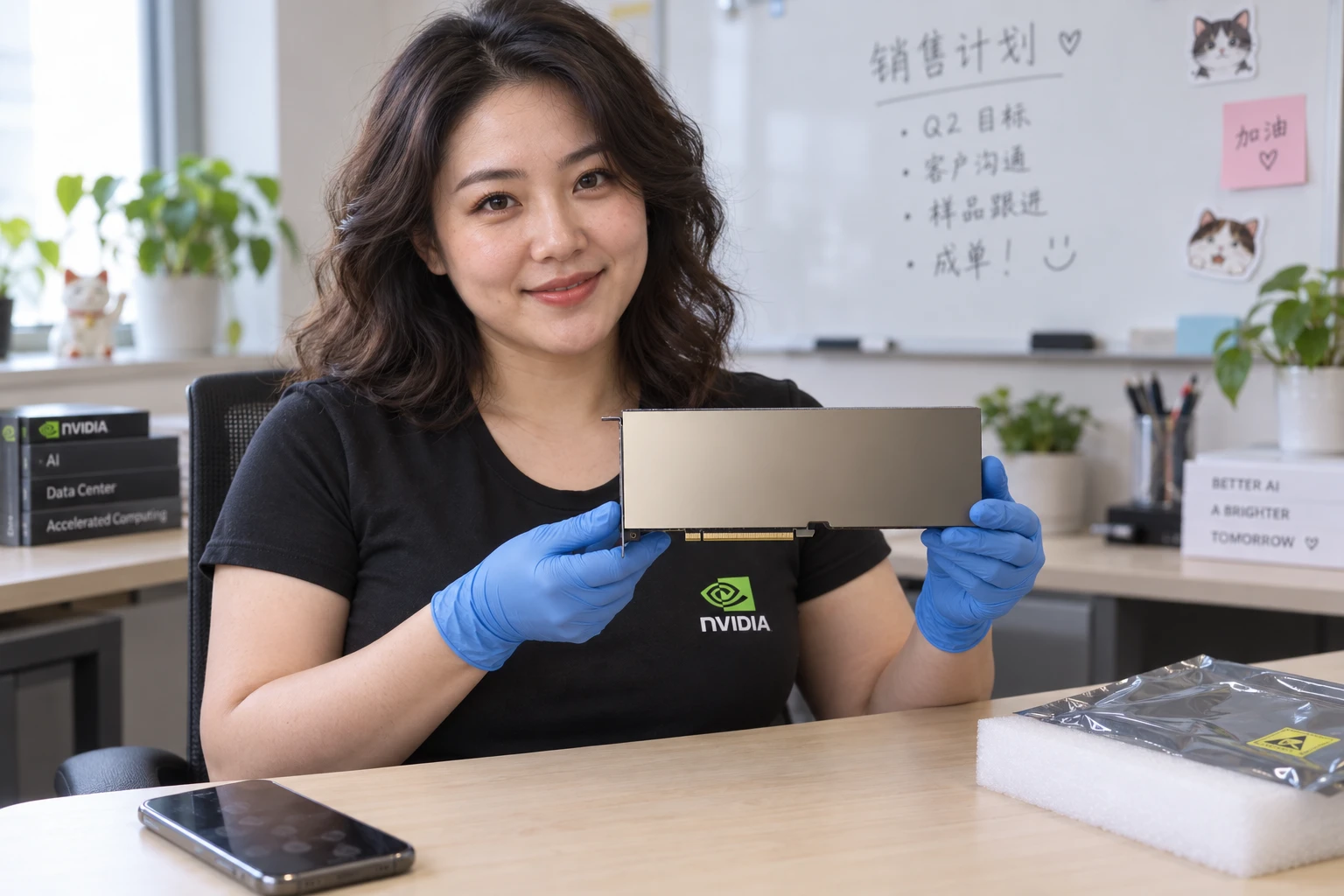 NVIDIA A100 40GB PCIe — product illustration