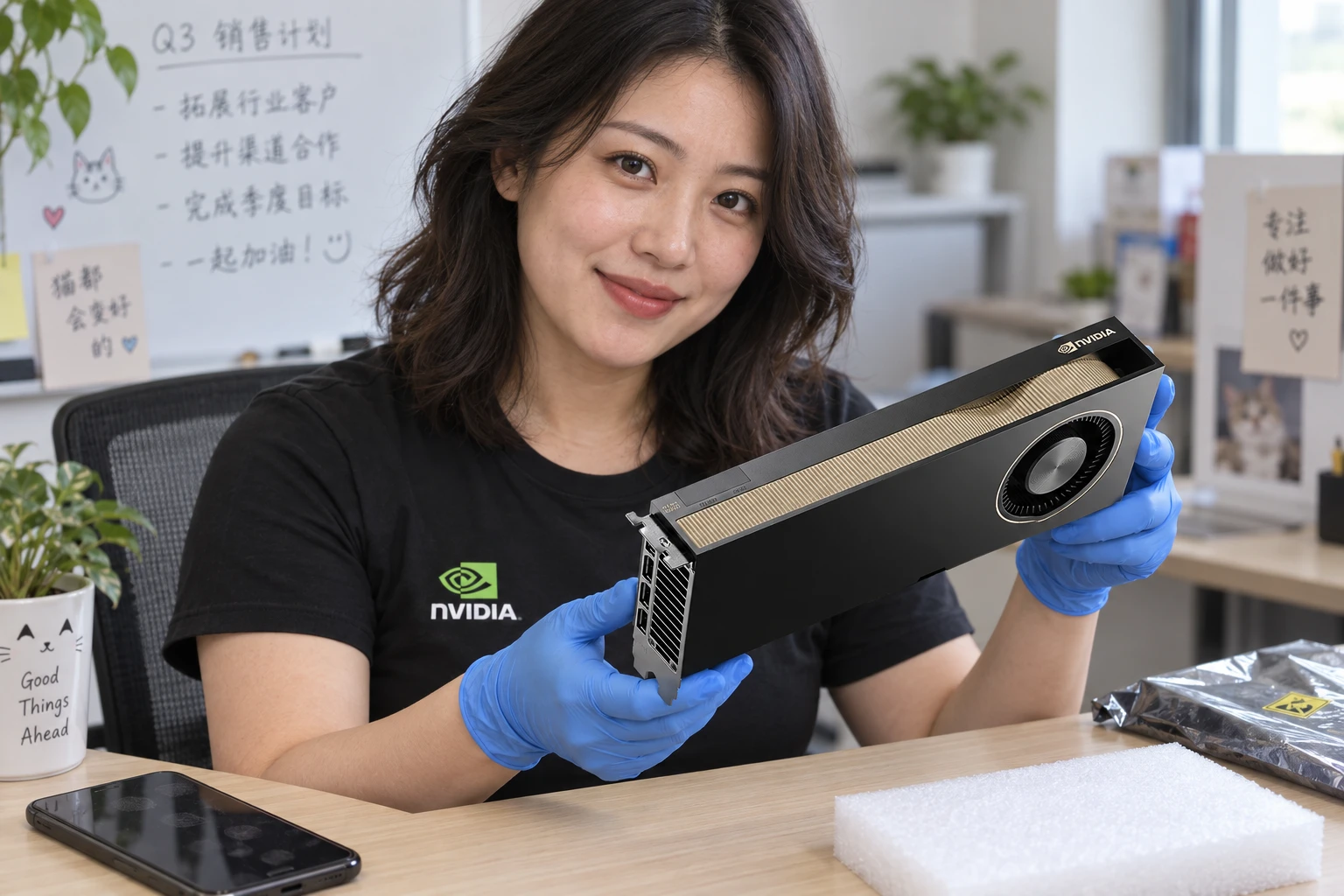 NVIDIA RTX PRO 6000 Blackwell Max-Q Workstation Edition — product illustration