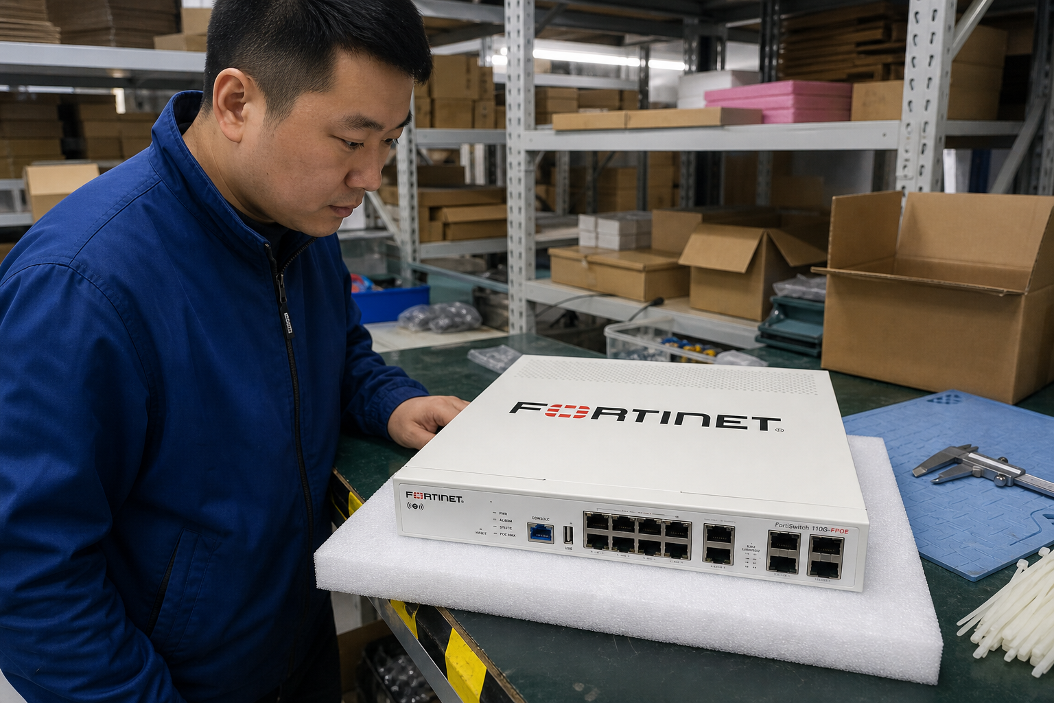 Fortinet FS-110G-FPOE — product illustration