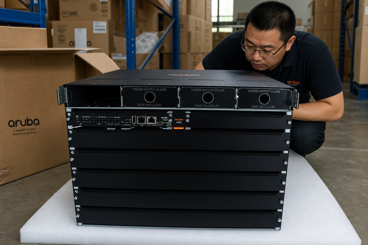 HPE Aruba Aruba CX 6400 R0X26C — product illustration