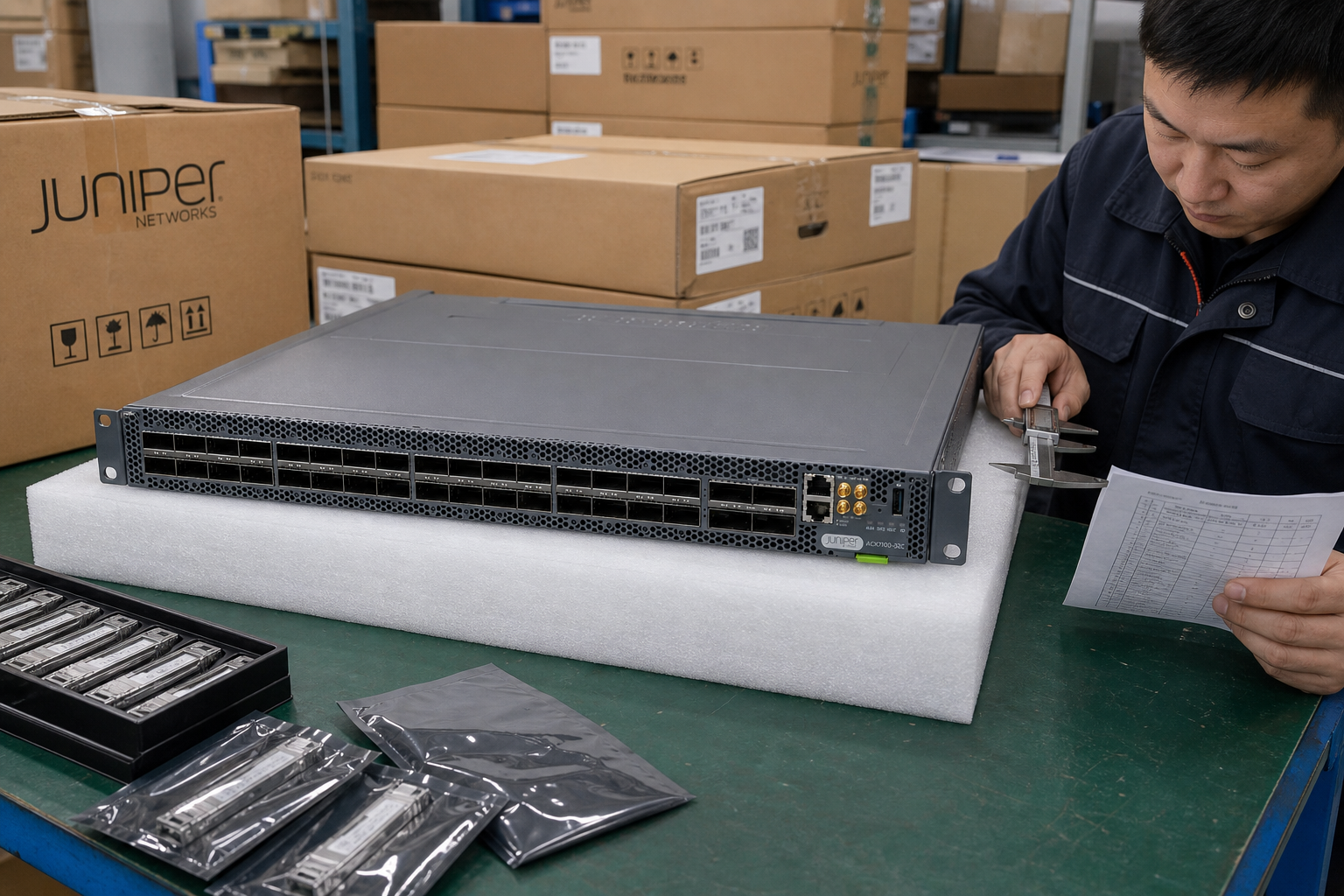 Juniper ACX7100-32C — product illustration