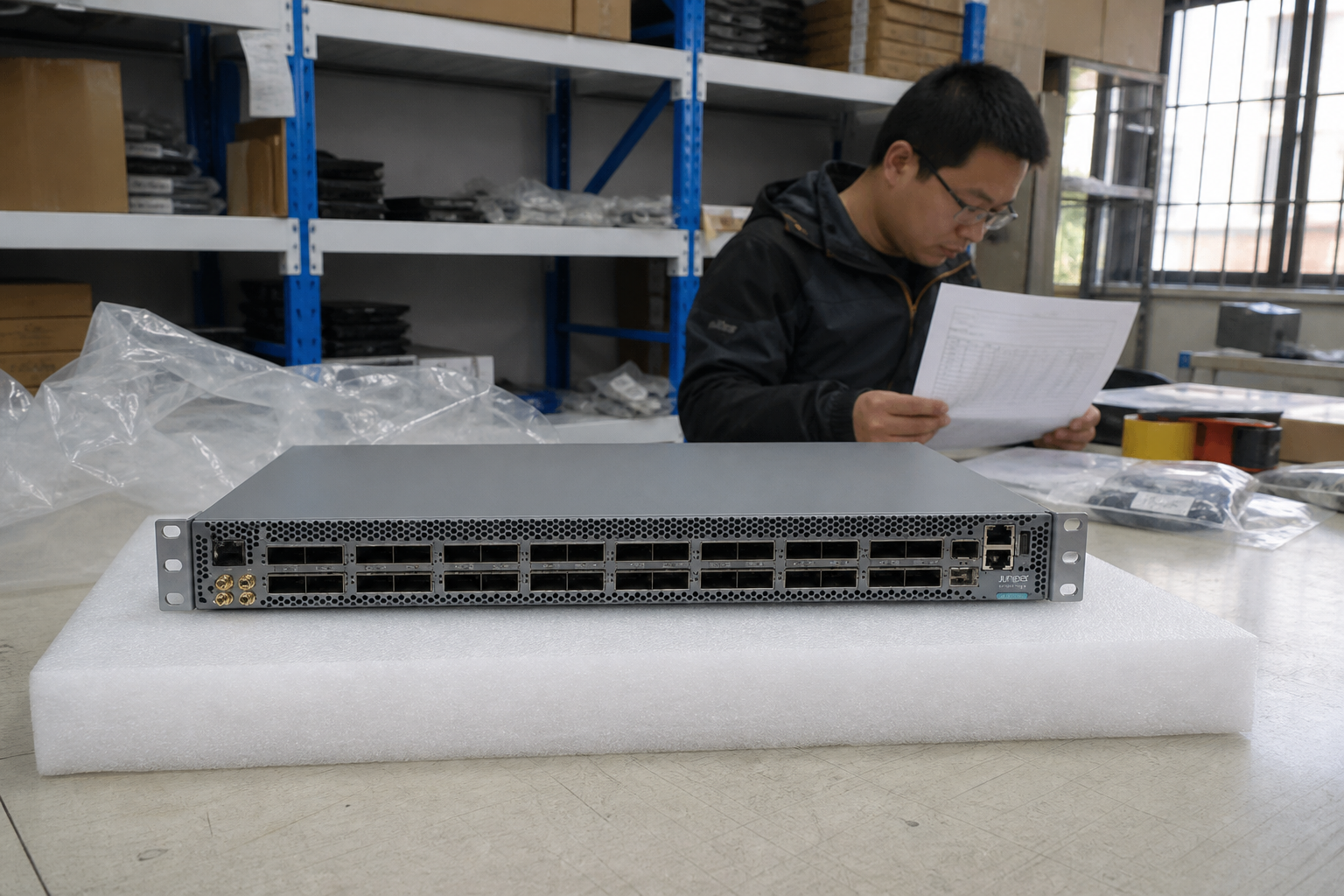 Juniper QFX5220-32CD QFX5220-32CD-AFO — product illustration