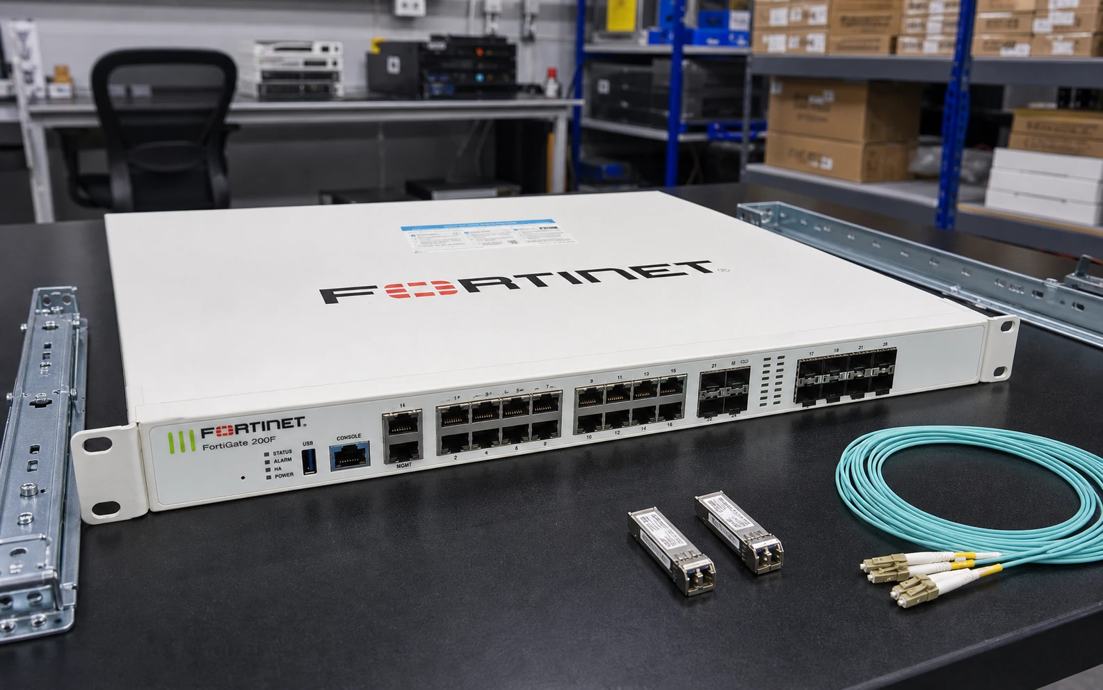 Fortinet FortiGate 200F FG-200F — product illustration
