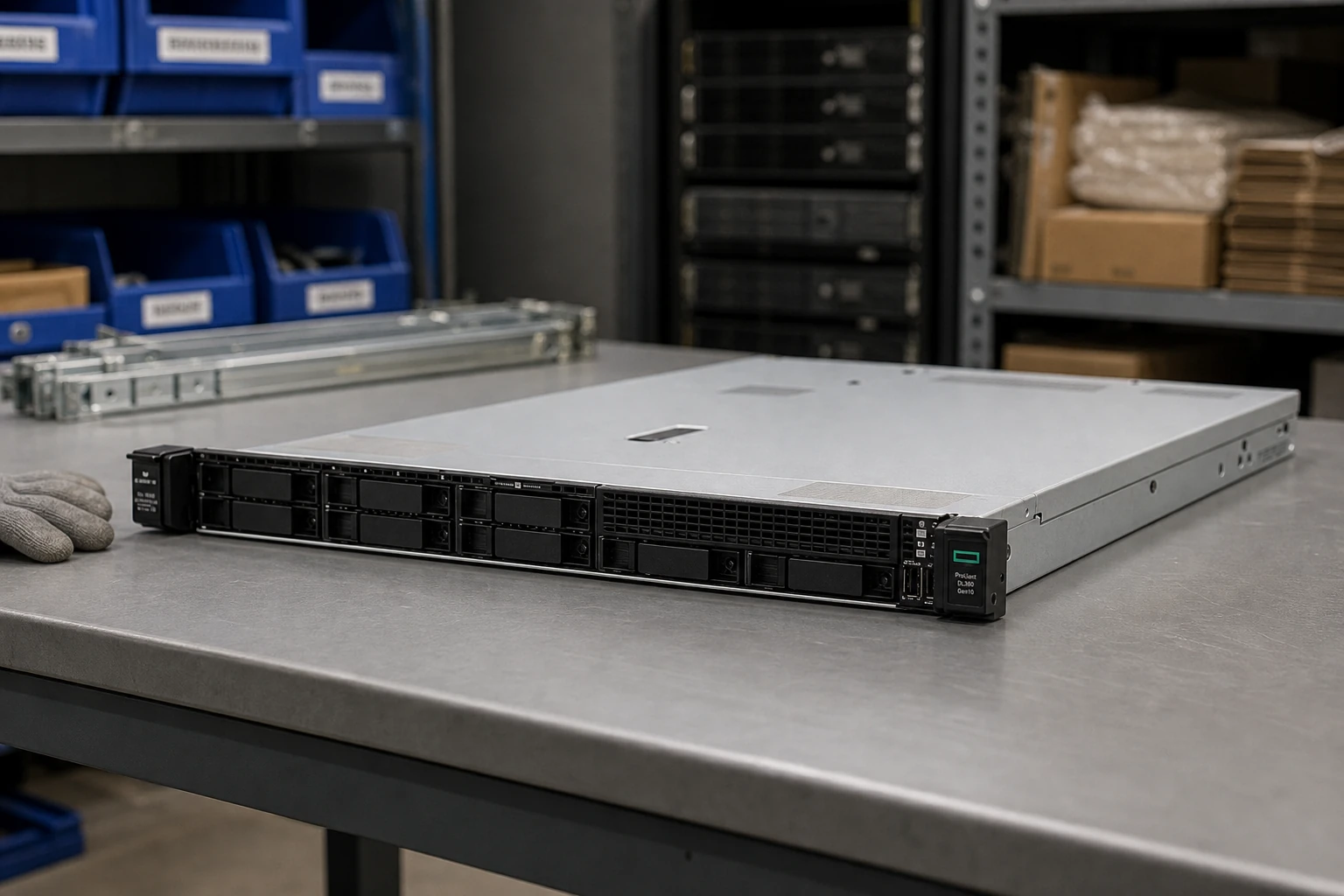HPE ProLiant DL360 Gen10 — product illustration