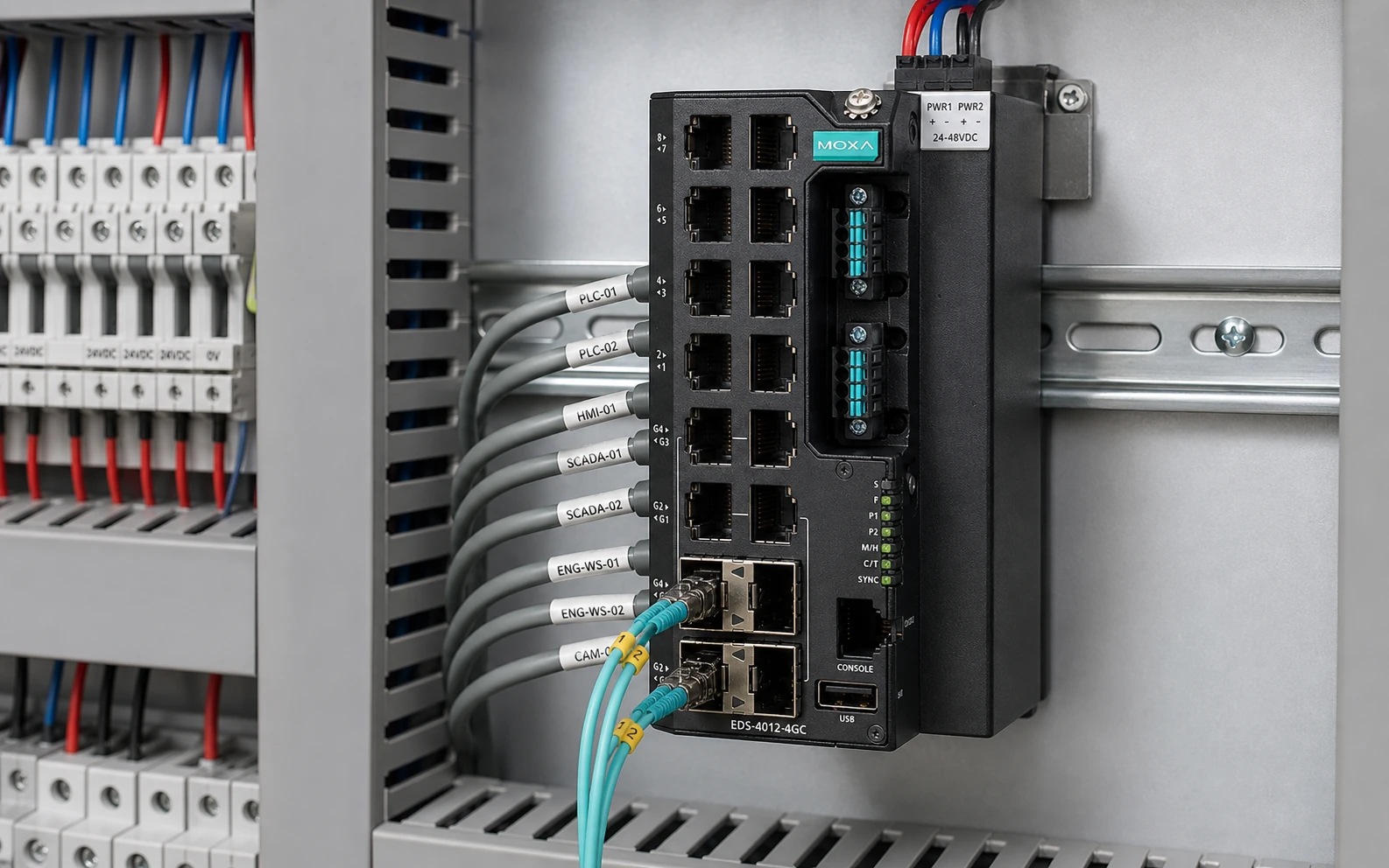 Moxa EDS-4012-4GC-HV — product illustration